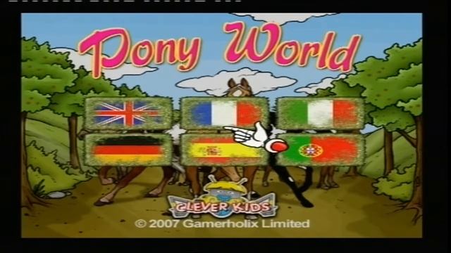 [Ps2] Introduction du jeu "Clever Kids : Pony World" de Gamerholix (2007) смотреть онлайн