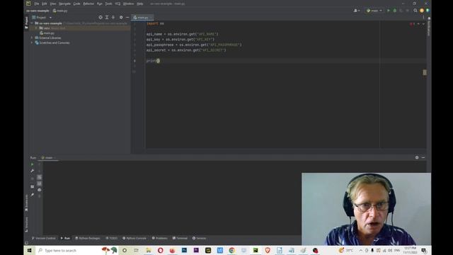 storing and retrieving os vars in python and pycharm смотреть онлайн