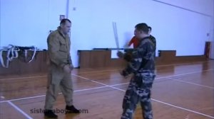 Работа с палкой. Защита. Часть 1. Пластунский рукопашный бой. Система боя - Леонид Полежаев