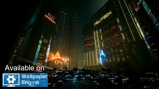 Night City Center - Live Wallpaper - PREVIEW