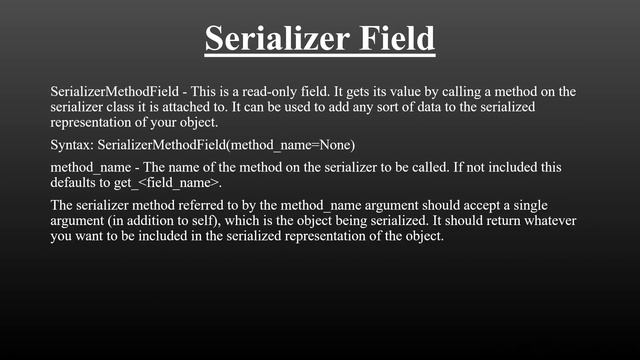 Serializer Fields and Core Arguments in Django REST Framework (Hindi) смотреть онлайн