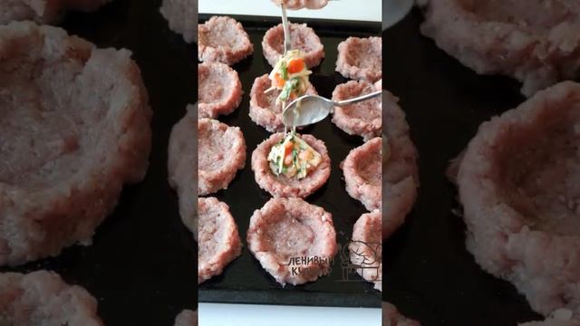 Гнезда из фарша с самой вкусной начинкой??? смотреть онлайн