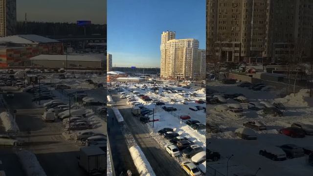 ПИК Жулебино Парк после рекордных снегопадов. смотреть онлайн