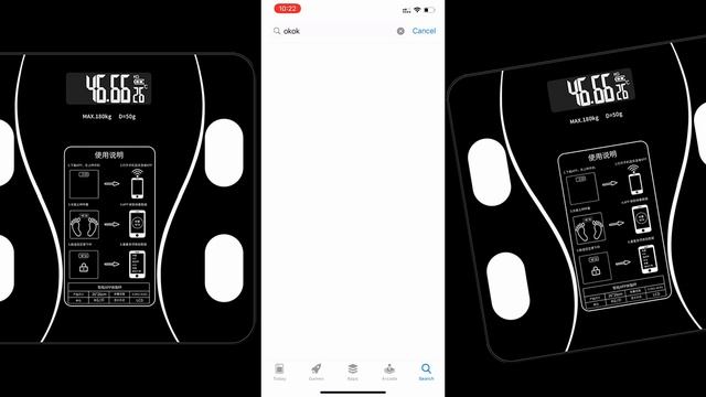 Smart fat scale up to 180kg with Bluetooth connection смотреть онлайн