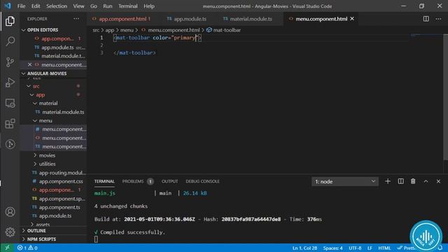 Building the Menu | Angular 11 смотреть онлайн