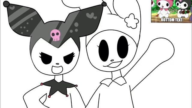 kuromi and my melody (Speedpaint) смотреть онлайн