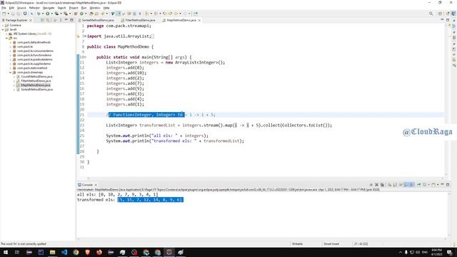 Java 8 - Tutorial - 07. Inline functional Interface Overview of sorted with comparator |#cloudraga смотреть онлайн