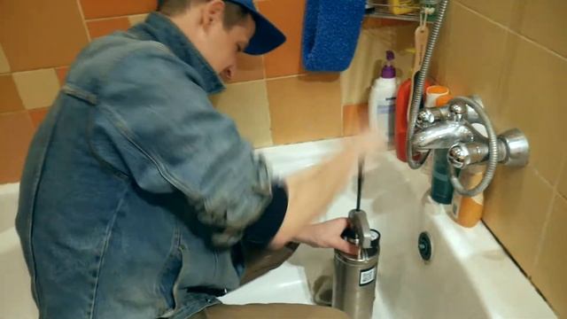 Прочистка засора пневмоударом смотреть онлайн