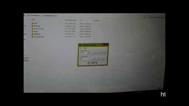 USB-термометр (UART-to-I2C/SPI/1W + DS18B20) смотреть онлайн