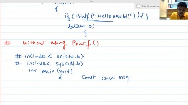 "Hello World" Program Without 1. printf() | 2. (;) semicolon | 3. Header file | 4. main function() смотреть онлайн