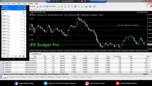 The Best EA JS Scalper Pro for Cent Account Forex MT4 Min Deposit $50 смотреть онлайн