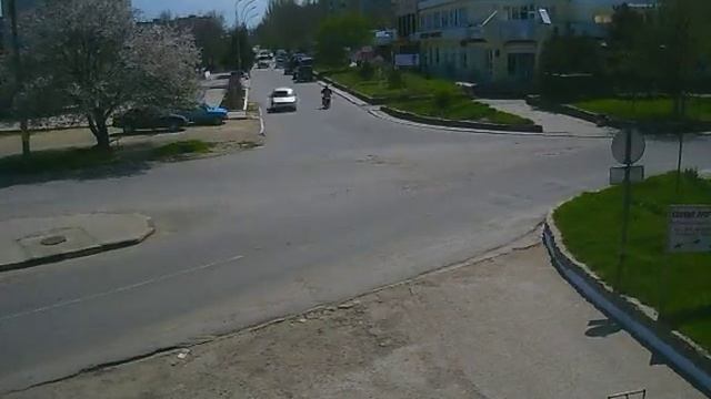 Перекрёсток в Щёлкино, 18.04.2014 - time-lapse с камеры 2 смотреть онлайн