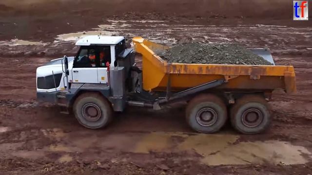 Liebherr TA 230 On Highway Construction Site A8, Karlsbad, GERMANY. 2013