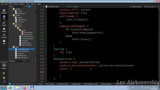 QML - Управление динамическими объектами через Repeater (Практика) смотреть онлайн