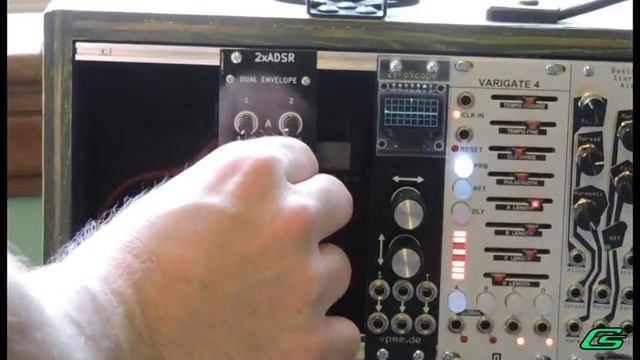 2xADSR Dual Envelope Euorack Module Demo смотреть онлайн
