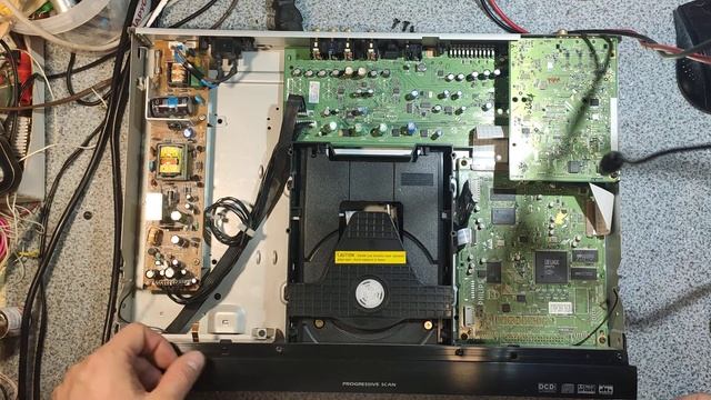 DVD плеер YAMAHA DVD S1500 обзор начинки, ремонт больных мест. смотреть онлайн