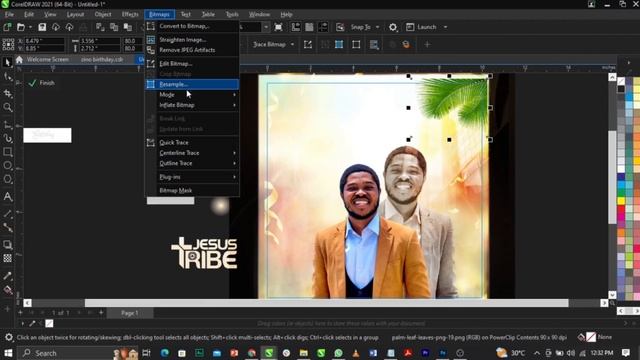 How to Design a Birthday Flyer | CorelDraw Tutorial смотреть онлайн