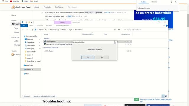 Problem: "not found" Pandas on Windows - Part 1 | Python смотреть онлайн