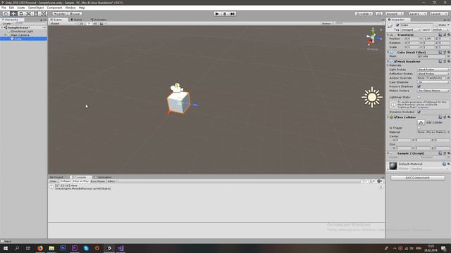 Класс MonoBehaviour в Unity смотреть онлайн