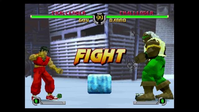 Final Fight Revenge - Sega Saturn - RetroArch Mednafen Saturn (attract mode) смотреть онлайн
