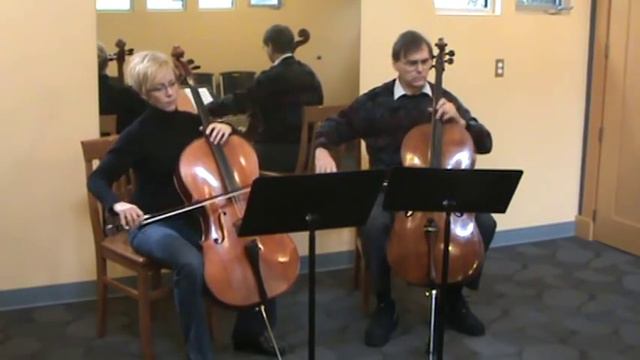 Ave Maria by Bach-Gounod for Cello Duet смотреть онлайн