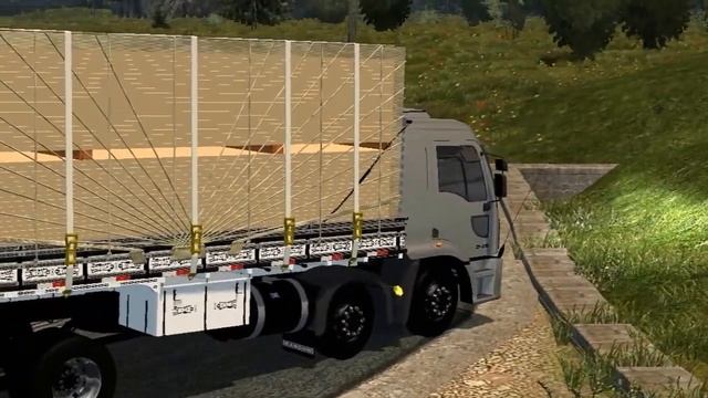 FORD CARGO 2429 BITRUCK - CARREGADO COM O SUCO DO PICA-PAU - - VOLANTE G29 смотреть онлайн