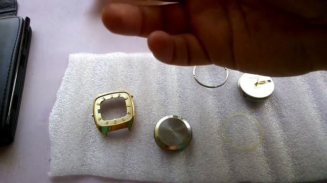 Механические Часы POLJOT в позолоченном корпусе Au10