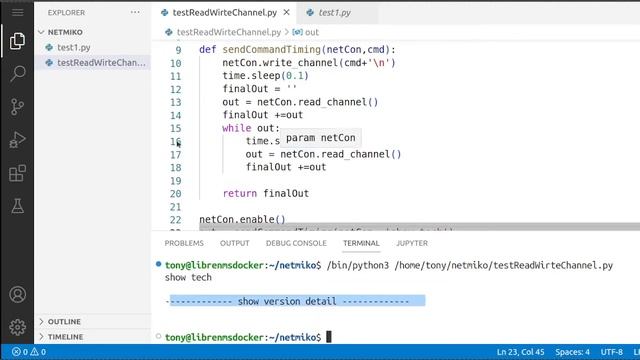 Netmiko examples Write and Read channel creating our own sendCommandTiming смотреть онлайн