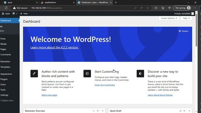 Implementasi Docker pada Wordpress dengan Database Mysql-PhpMyAdmin |Mutyara Pertiwi| смотреть онлайн