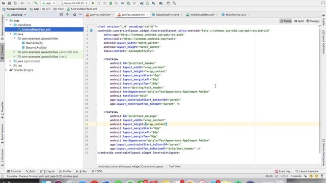 02.1 Activities and Intents - Codelab | Android Studio смотреть онлайн
