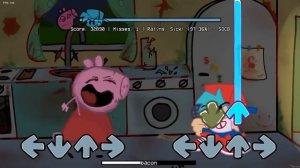FNF Mod: Vs Peppa pig [Horror Week] ~Bacon~ (Walkthrough/muddy puddles funkin /HARD)