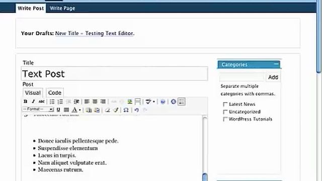 WordPress Tutorial - Insert Text from Word or Other Doc смотреть онлайн