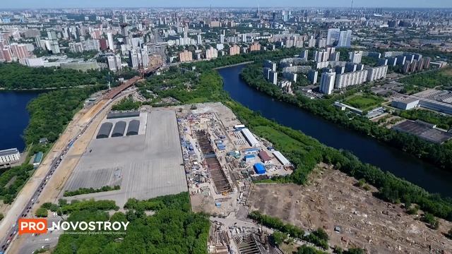 Метро "Карамышевская" [Ход строительства от 13.06.2019] смотреть онлайн