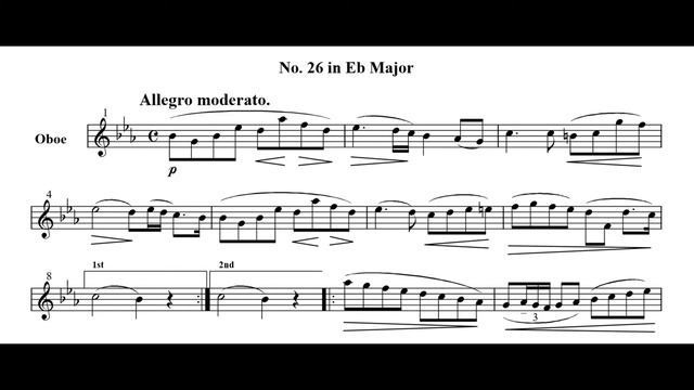 A M R Barret 40 Progressive Melodies No 26 Allegro moderto смотреть онлайн