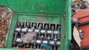 ABONO - дробилка крупного дробления с двумя валами. - Работа валов дробилки