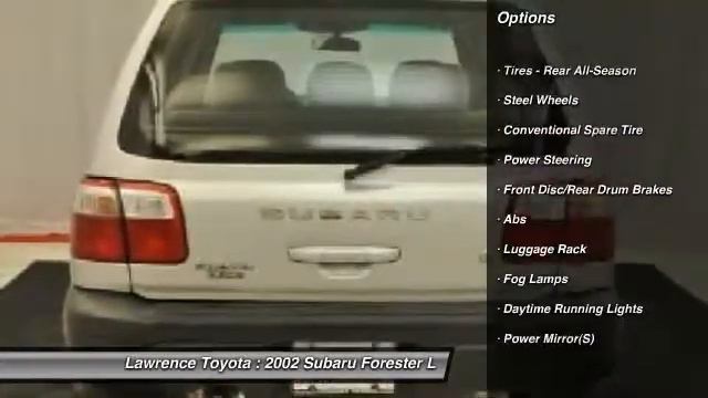 2002 Subaru Forester L Lawrenceville NJ 08648 смотреть онлайн