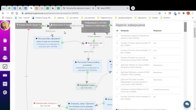 Тестируем процесс по заказам