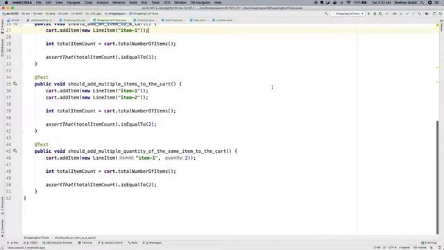 Lecture 10: Object-oriented Design of a Shopping Cart with TDD смотреть онлайн