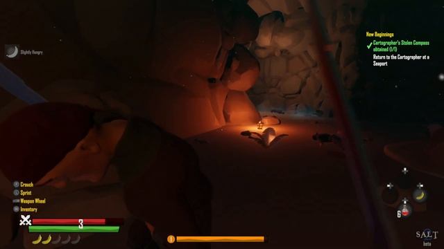 SALT 2 Shores Of Gold - Caves And Loot In the New Pirate Survival Game! Part 2 смотреть онлайн