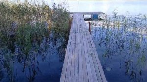 Рыбацкая кладка из стальных бочек?? Пирс для рыбалки.