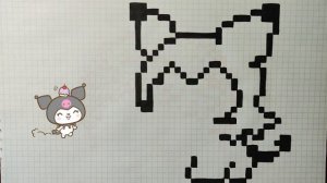 Как нарисовать КУРОМИ по клеточкам | How to Draw KUROMI