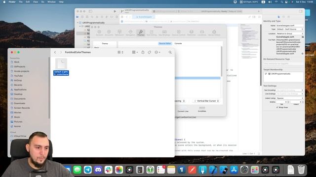 Как добавить тему в Xcode? Делюсь своей. (Xcode, IOS, Swift)
