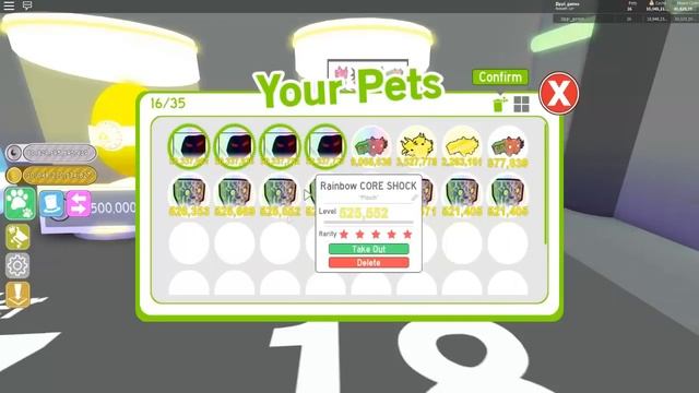 Новые золотые и радужные питомцы в симулятор питомцев роблокс Rainbow Pet Simulator Roblox смотреть онлайн