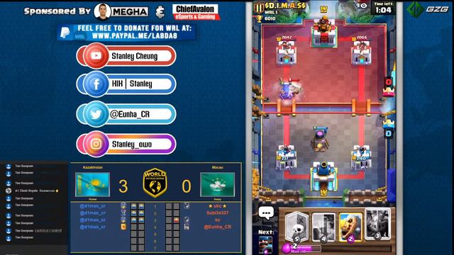 [Live] World Royale League - Macau vs Kazakhstan смотреть онлайн