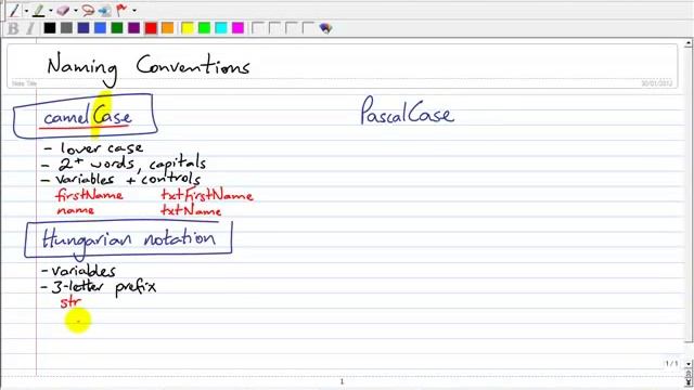 Programming naming conventions: Hungarian notation смотреть онлайн