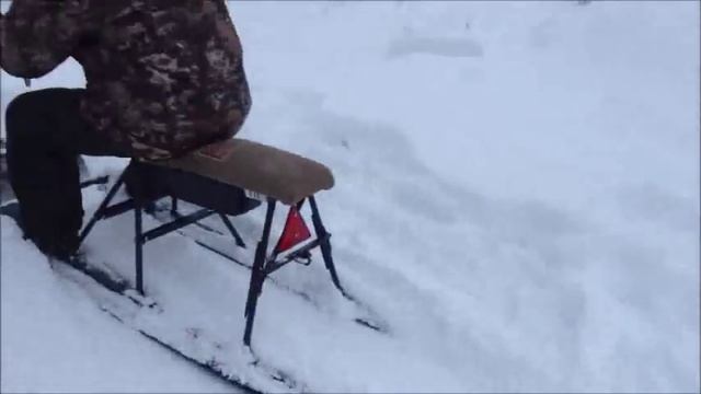 Зимние покатушки на снегоходной приставке смотреть онлайн