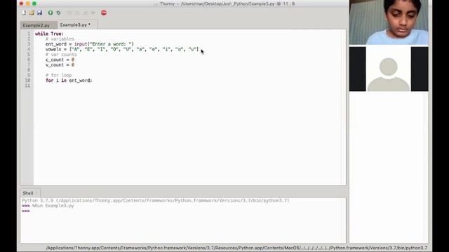Python Program to count vowels and consonants by 7 year old смотреть онлайн