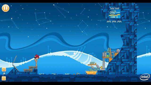 Angry Birds in Ultrabook™ Adventure - Игра рекламирующая Intel. смотреть онлайн