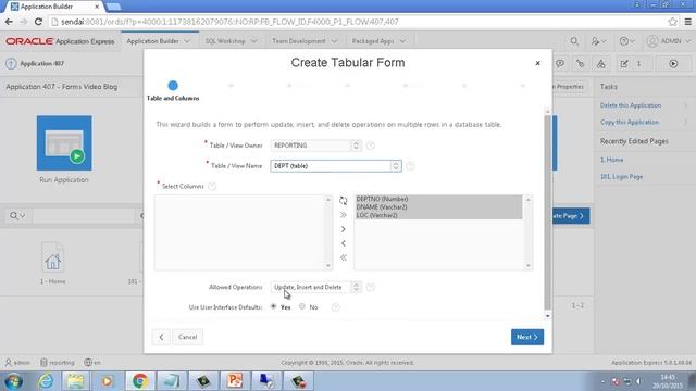 Forms to Apex - Data Block Tabular Forms смотреть онлайн