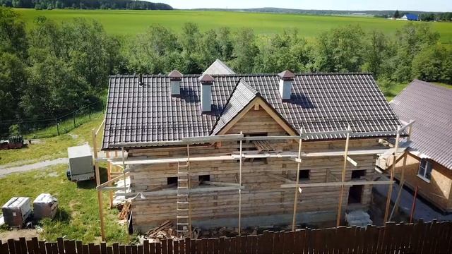 Монтаж натуральной черепицы от компании "Ваша Кровля" смотреть онлайн